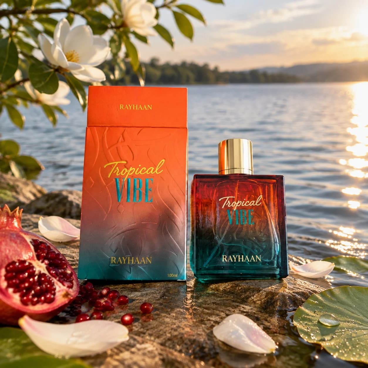 Rayhaan Tropical Vibe 3.4 Oz / 100 Ml Eau De Parfum Spray For Everyone Long-lasting Arabian luxury fragrance Everyday…