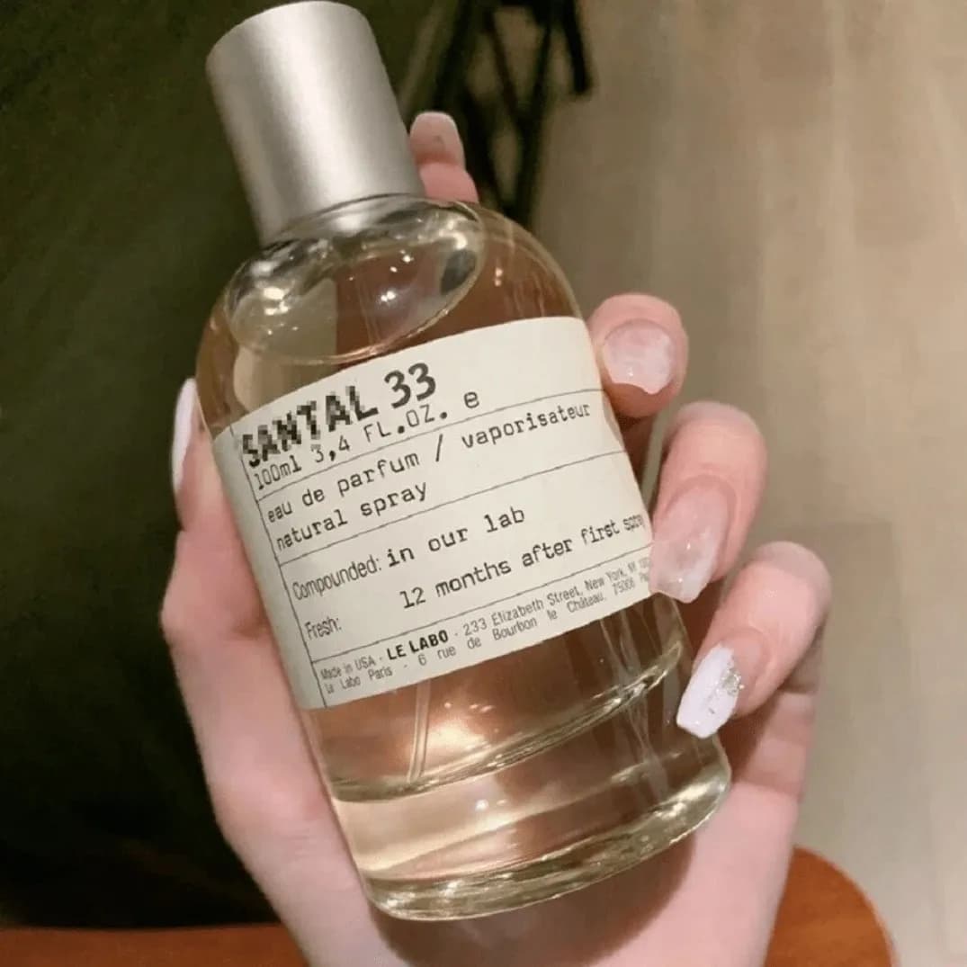 33 SANTAL Perfume, Eau de Parfum Spray, Iconic New York Scent for Men & Women, 3.4 Fl oz (100ml) Long-Lasting Fragrance
