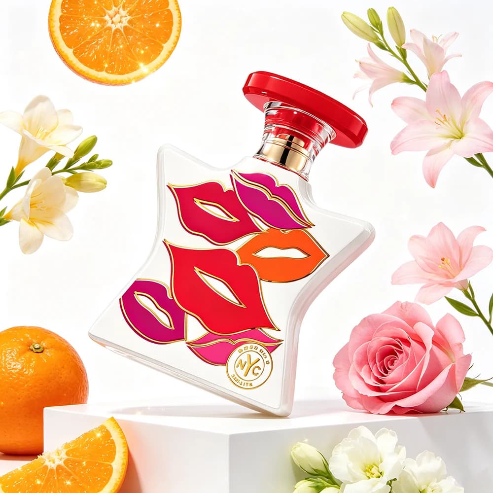 Bond No.9 Nolita Perfume 100ml Women Elegant Floral Scent Tangerine Freesia Top Notes Lily Jasmine Heart Soft Amber Sandalwood Base Long Lasting EDP Luxury NYC Gift Box