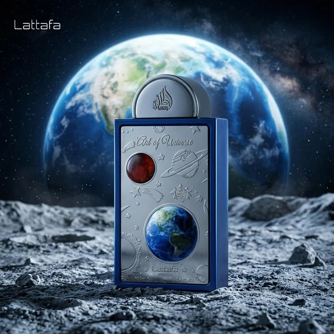 Lattafa Atheeri / Art Of Universe 100ml 3.4Oz Unisex EDP, Atheeri: Soft Oriental Floral Fragrance; Art Of Universe: Refreshing Citrus Floral Scent with Woody Amber Undertones, Ideal for Office & Casua