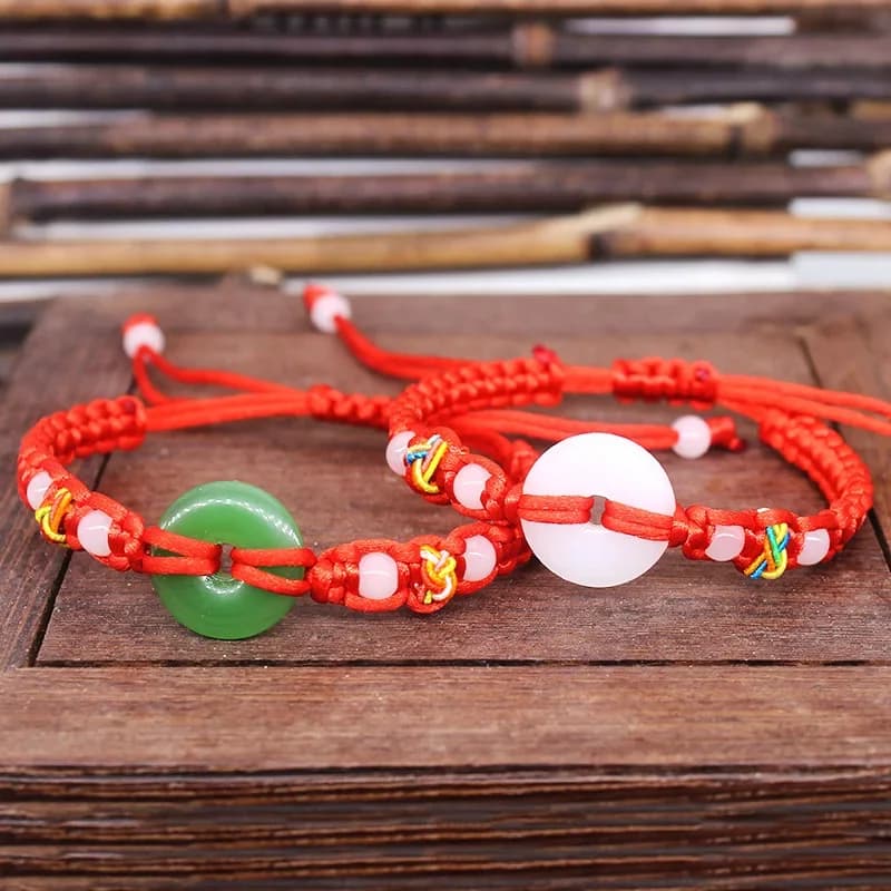 Real Jade Donut Bracelet Bangle Natural Jewelry Carved Amulet Accessories Charm Gemstone Designer Vintage Lucky Gifts…