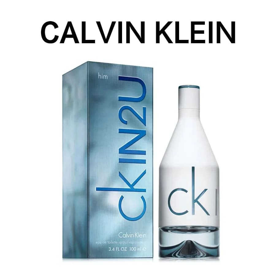 Ck In2u men Eau De Toilette Spray 100ml/150ml Aromatic Fougere Cologne Scent Men's Perfume Original Authentic Product…