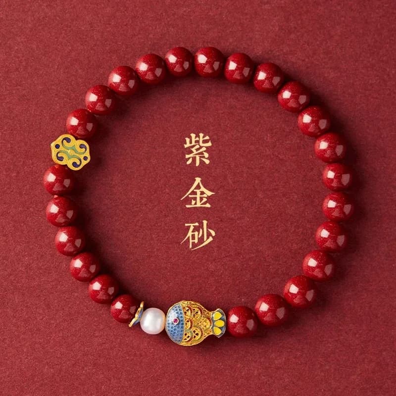 Real Cinnabar Blue Carp Bracelet Beads Bangle Luxury Charm Natural Jewelry Talismans Vintage Carved Gemstone Amulet…