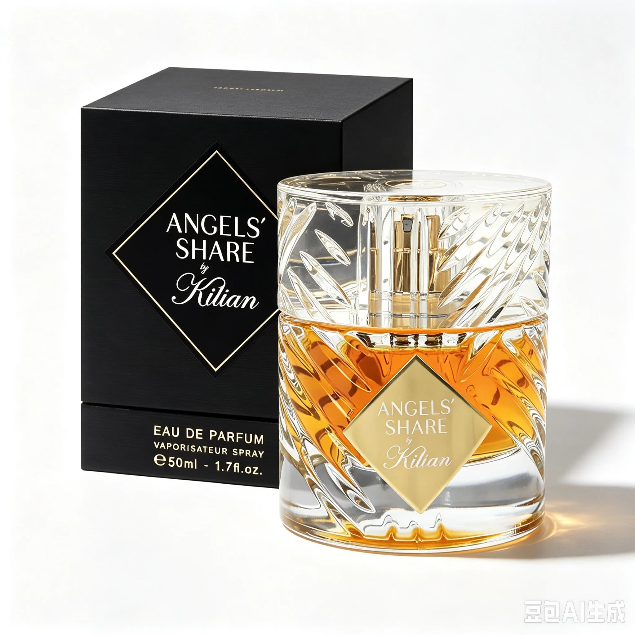 Kilian Angels' Share EDP 50ml, Warm Spicy Gourmand Scent With Cognac, Cinnamon & Vanilla, Luxury Unisex Perfume