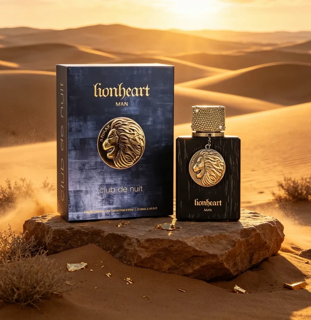 Armaf Club De Nuit Lion Heart Eau De Parfum 100ml – Fresh Spicy Woody Perfume For Men, Mint Vanilla Tobacco Tonka Fragrance, Long Lasting Luxury Arabian Cologne