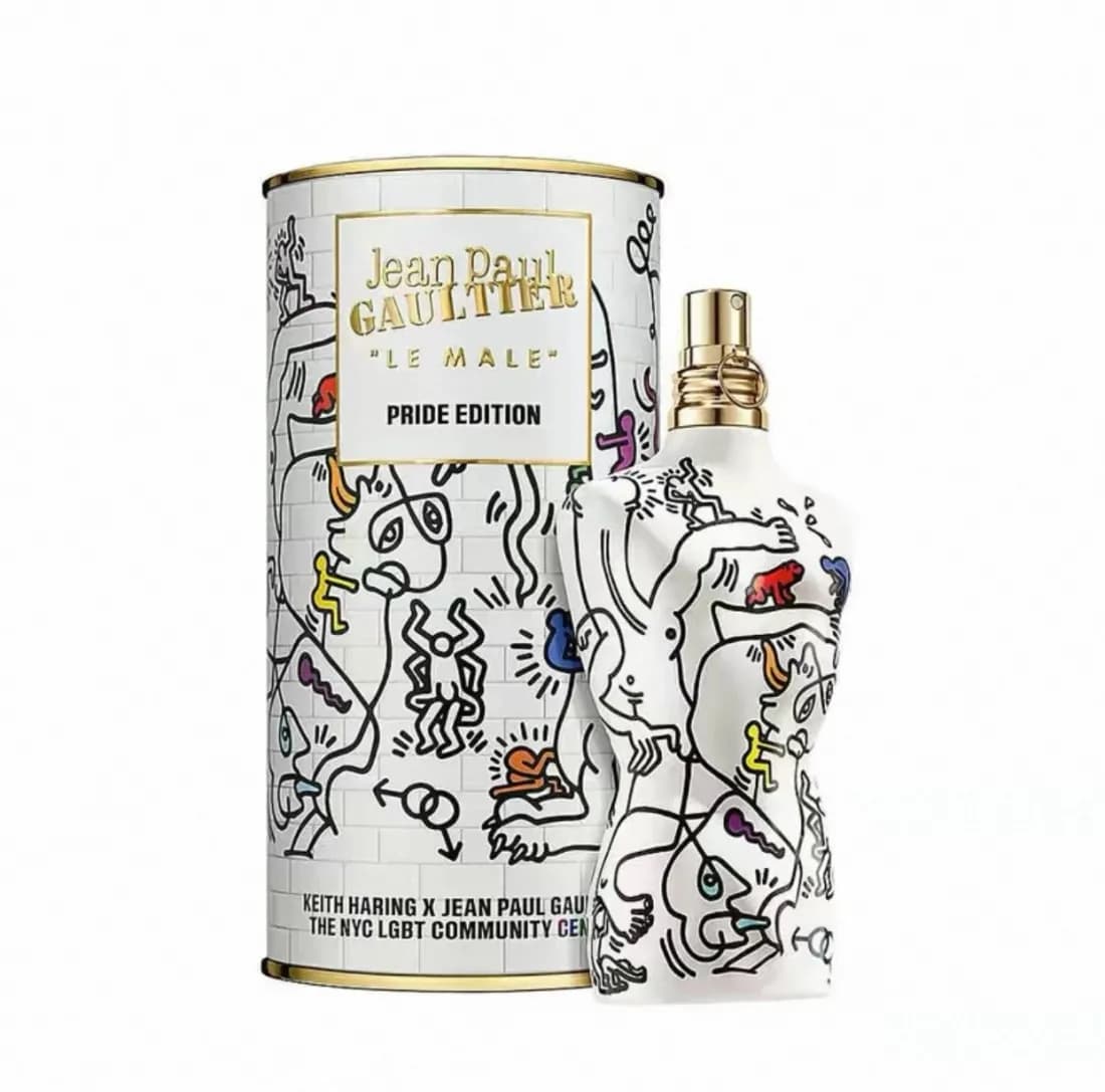 Jean Paul Gaultier Le Male Pride Edition Fragrant citrus flower fragrance, neutral perfume spray, 4.2oz125ml, lasting fragrance, suitable for multiple places, exclusive, gift choice