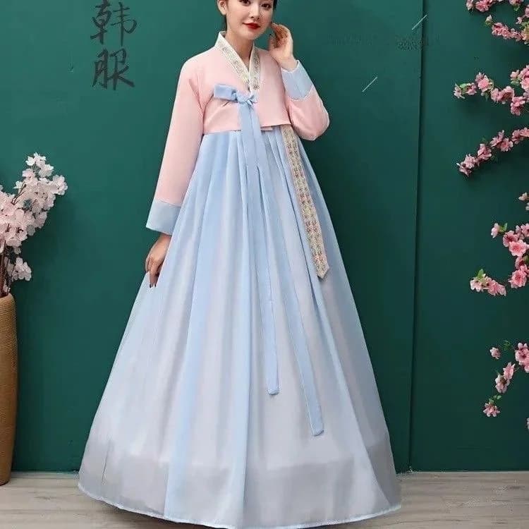 Traditional Korean Women's Hanbok Dance Costume Set Photography Studio Korean Traditional Clothing Female Model Outfit…