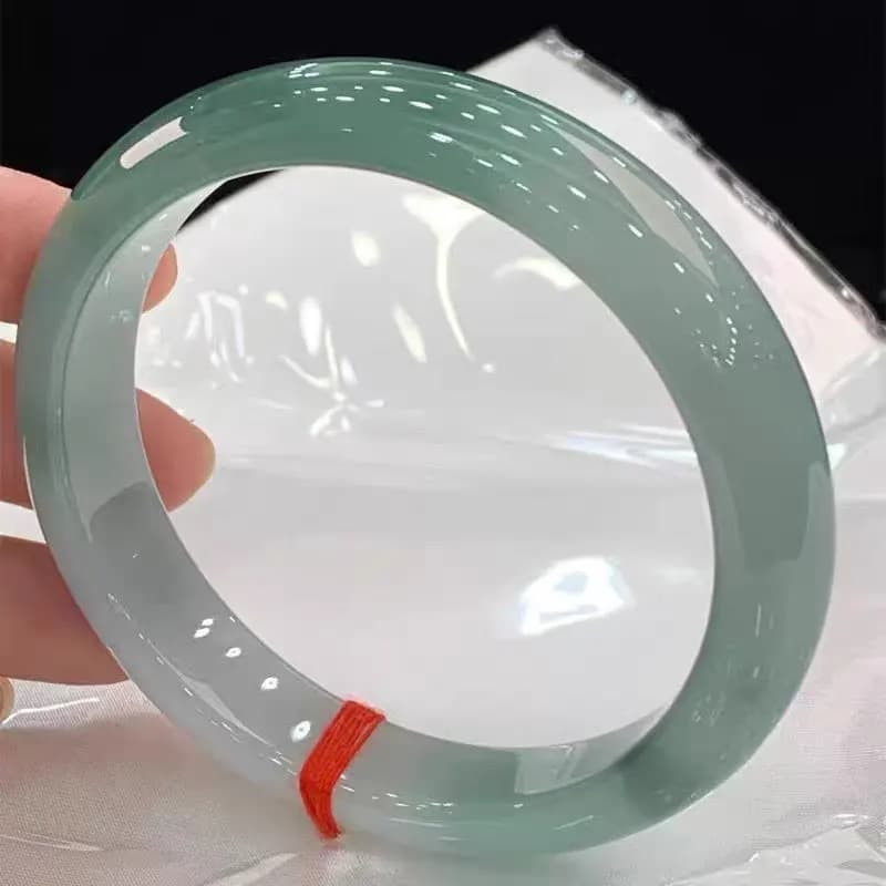 Myanmar Bracelet for Women, Spring Color Full Oil Green, Young Girl's Jadeite