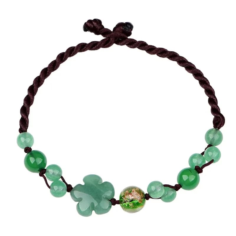 Jade Flower Anklets for Women Jewelry Gifts Green Talismans Gemstone Gemstones Men Luxury Designer Gift Natural…