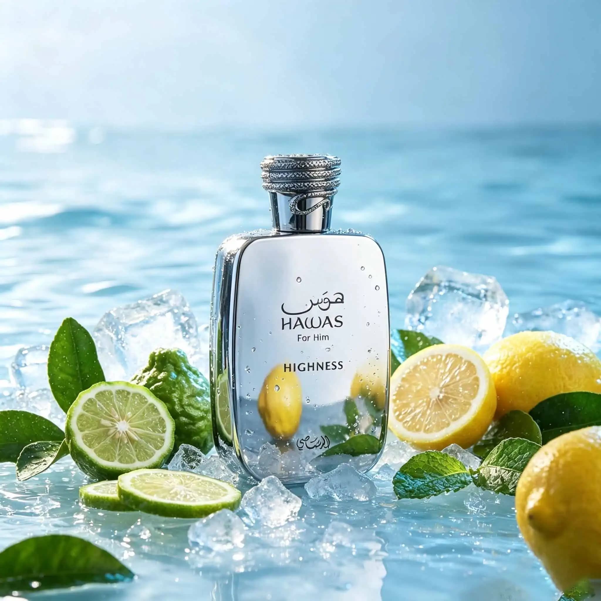 Hawas Highness For Him 100Ml Men’S Perfume, Fresh Premium Silver Bottle. Citrus, Coconut And Woody Notes Create Clear…