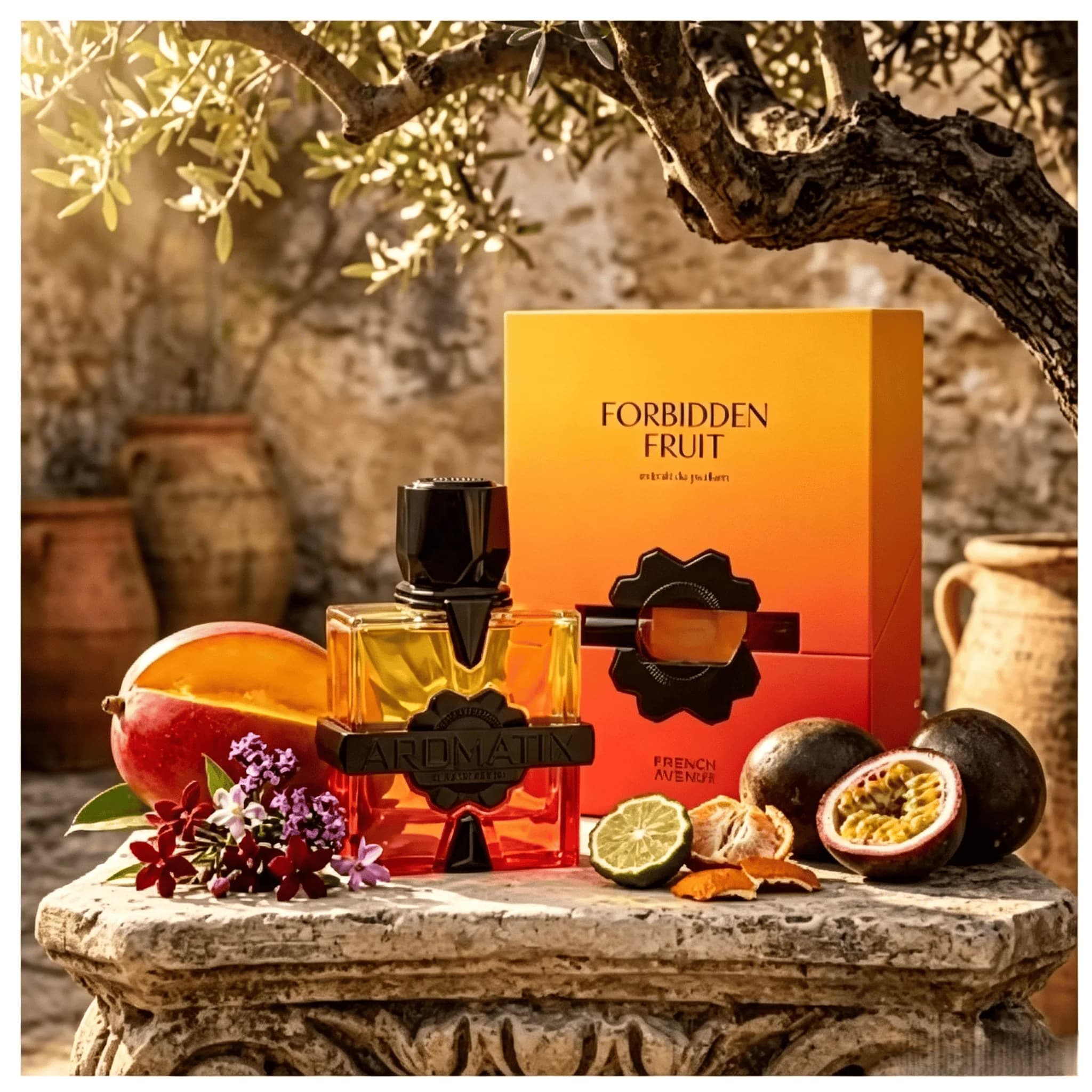 French Avenue Aromatix Forbidden Fruit Eau De Parfum, Oriental Floral Fragrance, 3.4 Fl Oz, Long Lasting Scent with…