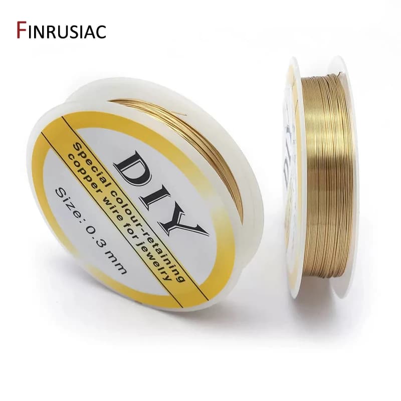 14K Gold Plated Copper Wire For Jewelry Making,Beading Wire Jewelry Cord String Wire For DIY Jewelry Materials…