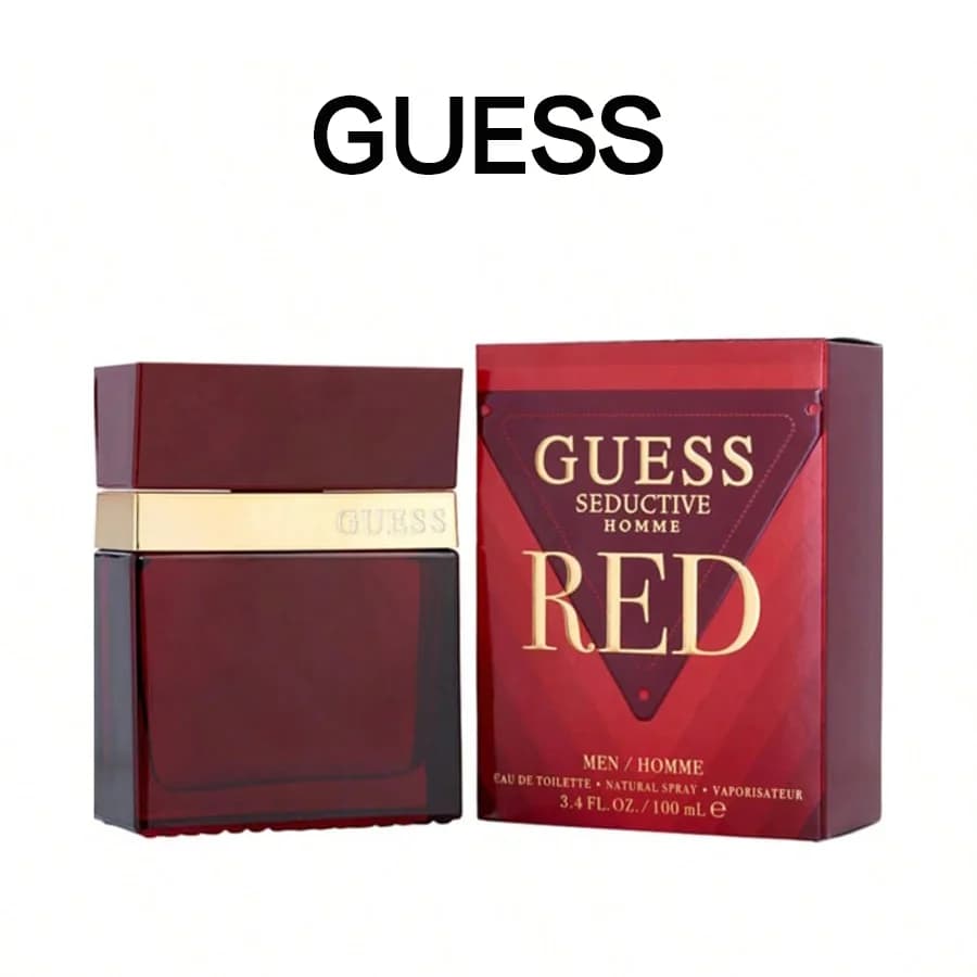 Guess Seductive Homme Redmen Eau De Toilette Spray 100ml Amber Vanilla Scent Men's Perfume Original Authentic Product…