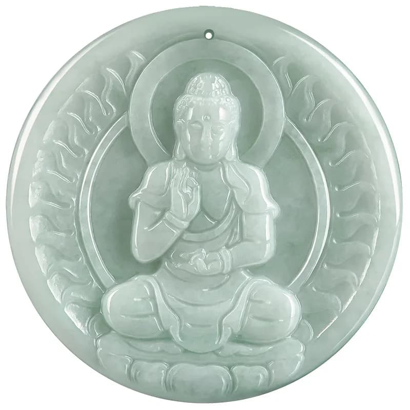 Burmese Jade Patronus Pendant Accessories Talismans Natural Necklace Jadeite Carved Emerald White Gift Real Fashion…