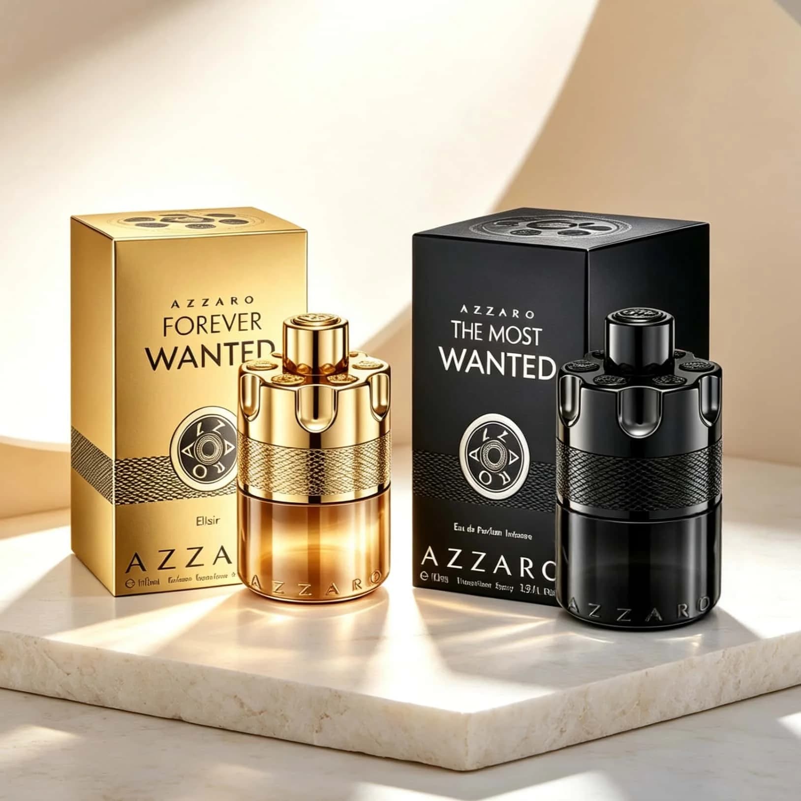 Azzaro Wanted 2‑Piece Perfume Set Forever Wanted Elixir & The Most Wanted EDP Intense Woody Fragrance Spray 100ml*2…