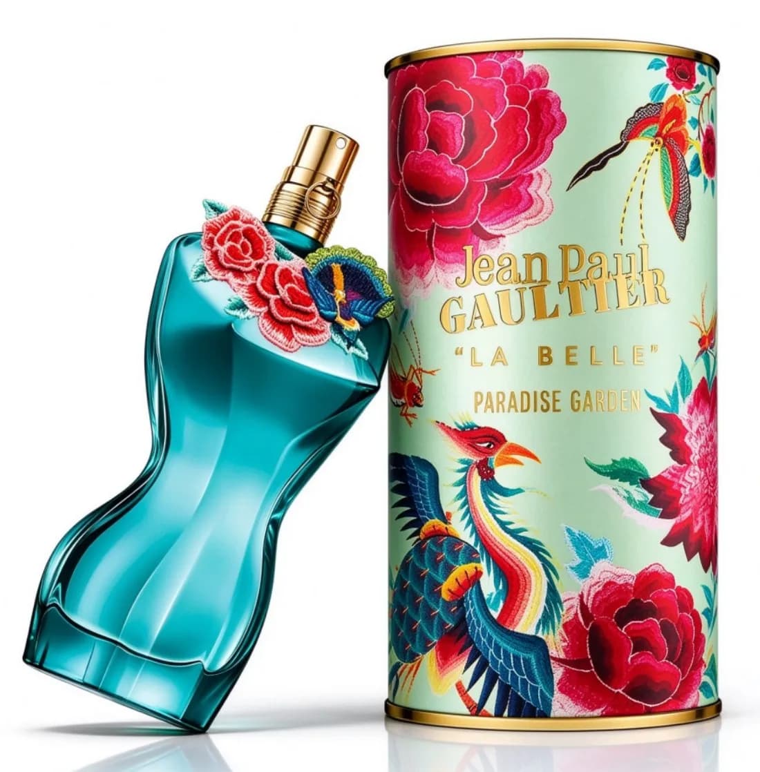 Jean Paul Gaultier La Belle Paradise Garden 3.4oz 100ml, floral amber scent, exotic and enchanting floral aroma,…
