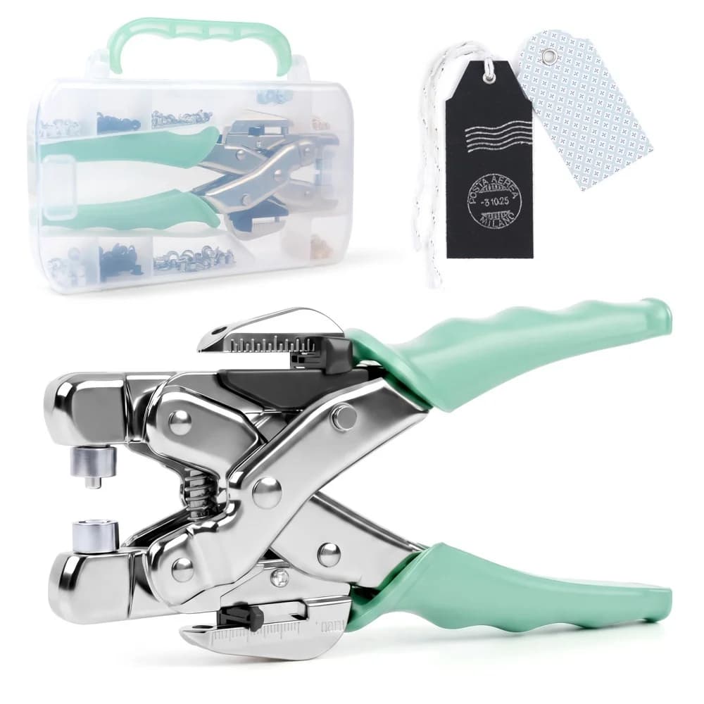 Grommet Tool Kit Handheld Hole Punch Pliers Buckle Buttons Metal Colour Pliers Hand Pressure Plier Rivet Buckle Sew Tool
