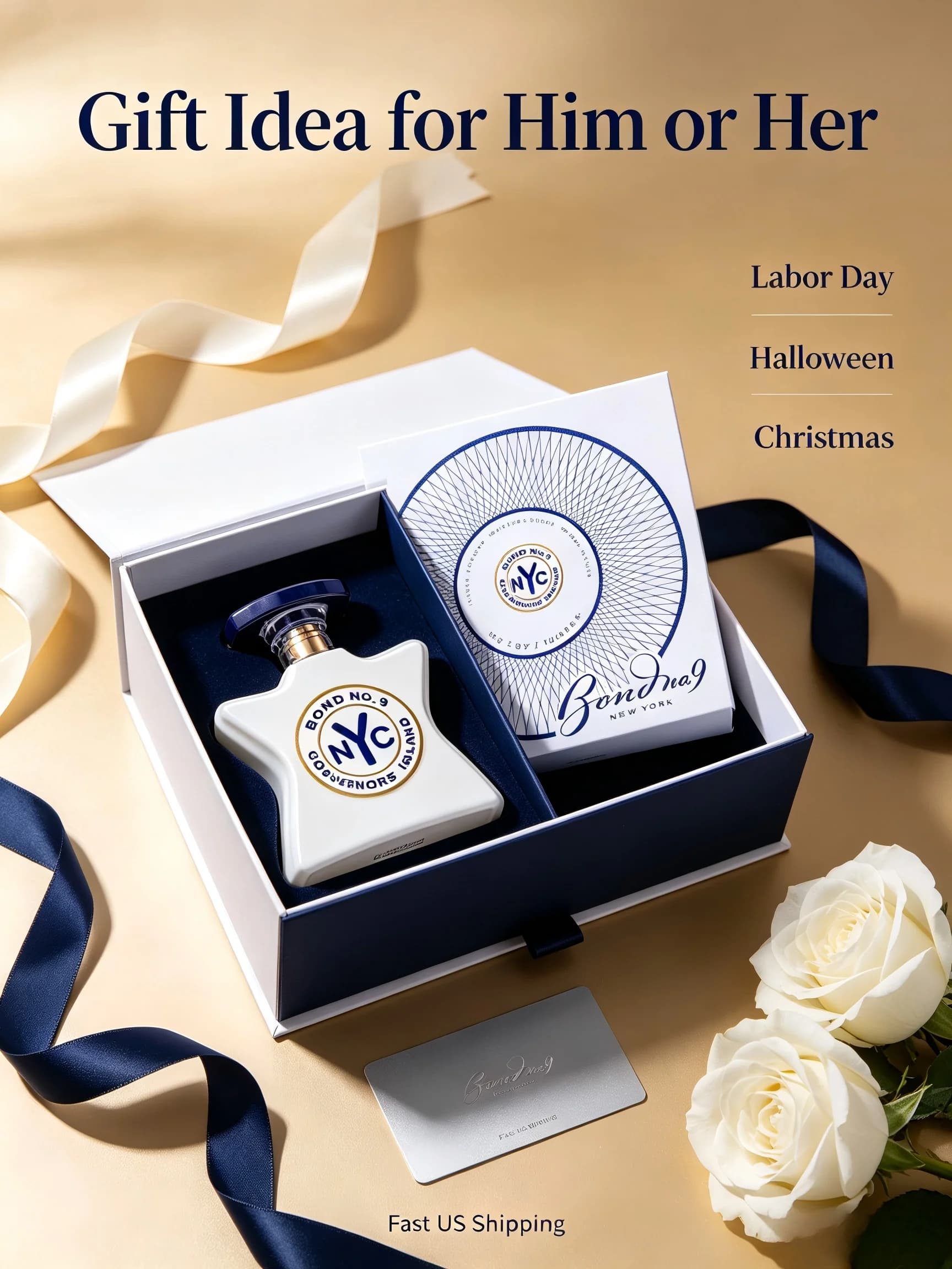 New Arrival Bond No 9 Governors Island EDP 100ml 3.3oz Incense Resin Ambergris Propolis Cedarwood Vetiver Ambroxan Long Lasting Perfumes Sprays Men Women Labor Day Halloween Thanksgiving Black Friday 