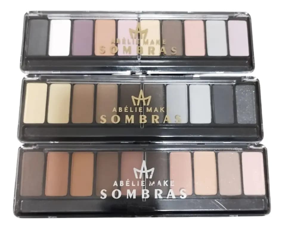 Kit Sombras Foscas Paleta Mega Nude Estojo Maquiagem Opacas Cor Moderna