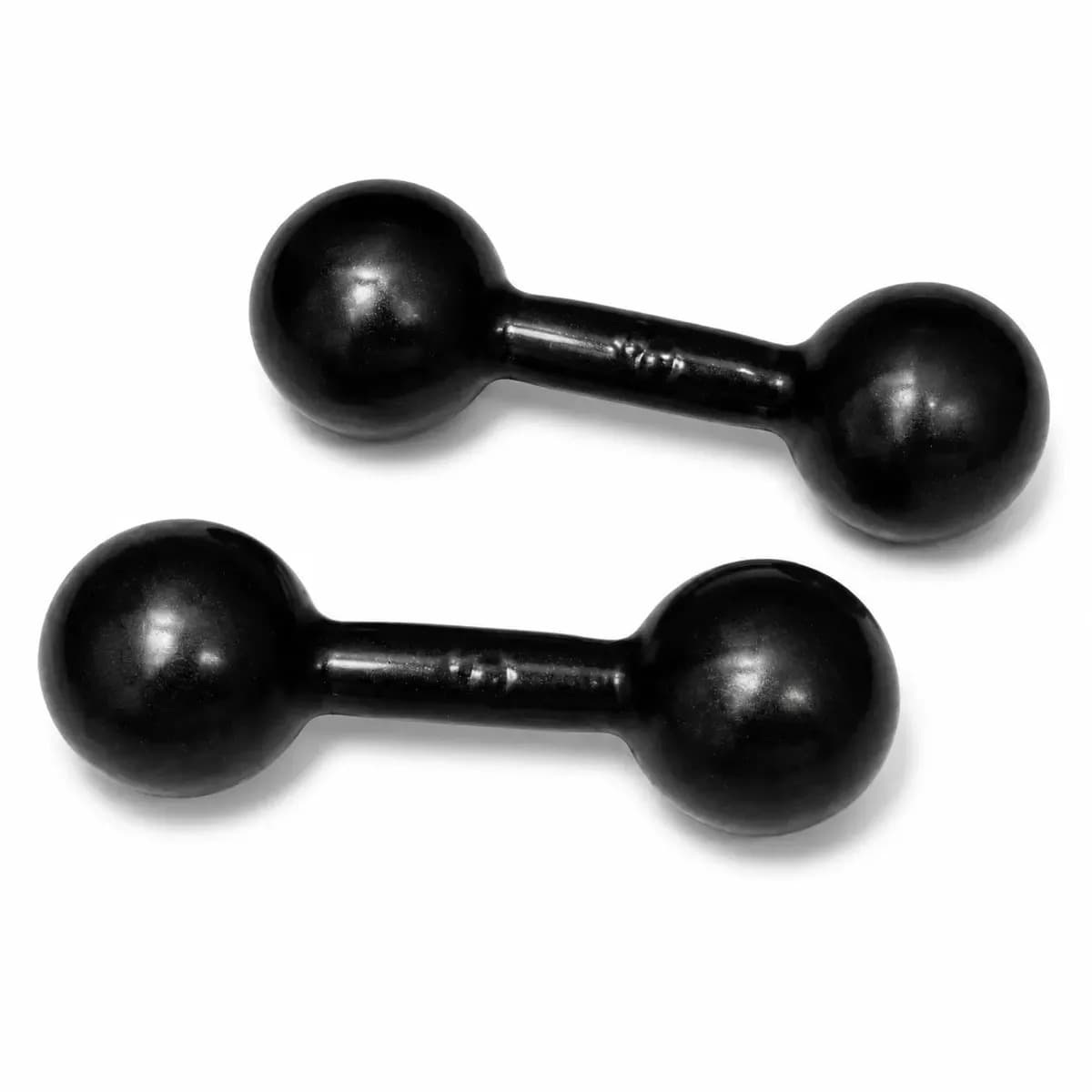 Par De Halteres Emborrachados Bola 5kg Academia Treino Pesos Musculação Academia Treino Funcional