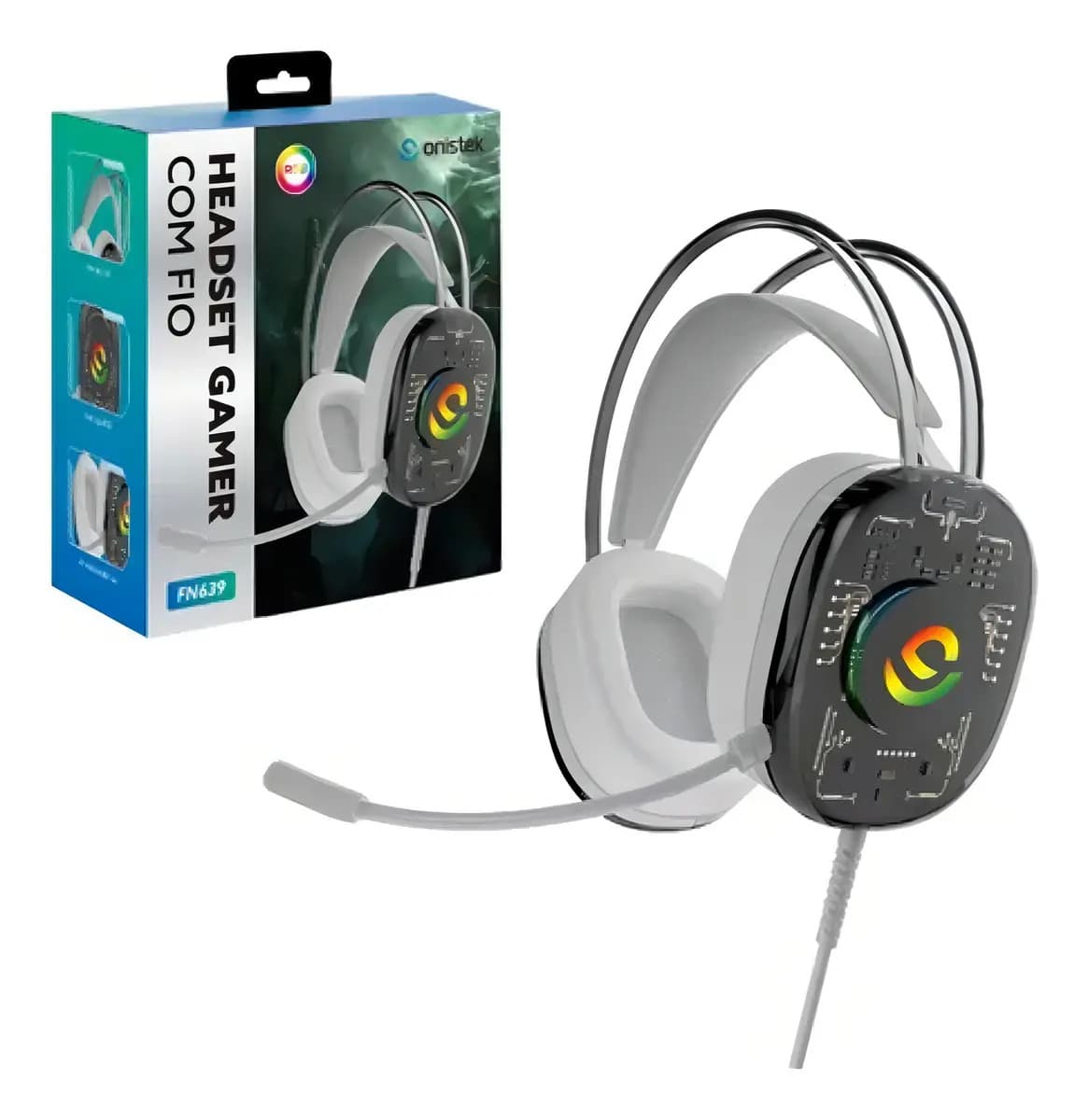 Fone Gamer Com Fio Onistek
