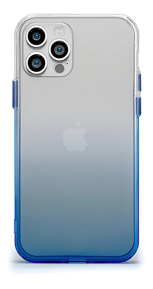 Carcaça capa celular / capa para celular / capinha / capinha celular / case / proteção poliuretano/policarbonato Elfo GRADIENTE cor azul