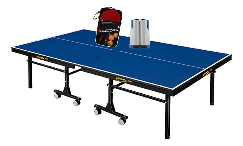 Mesa Ping Pong 1008 Klopf + Kit 4862 + Rede Retrátil