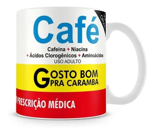 Caneca Divertida Café Genérico