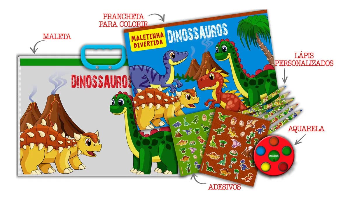 Dinossauros Maletinha Divertida