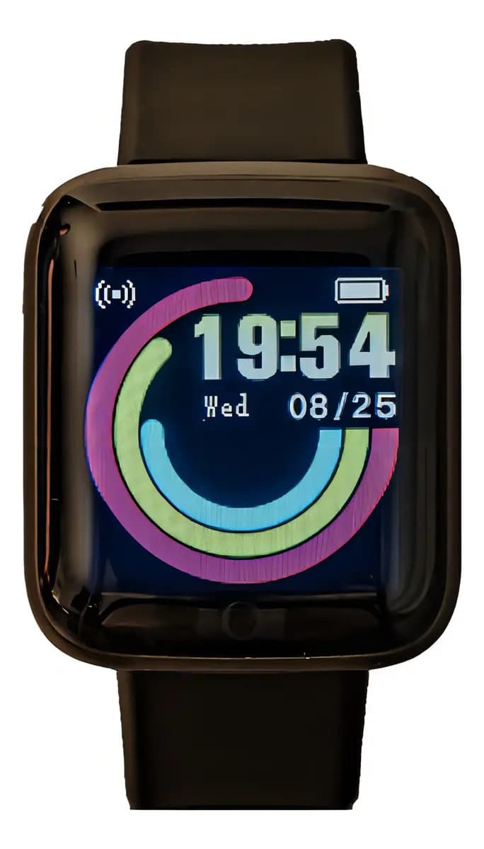 Y68 Smartwatch Smartwatch preto