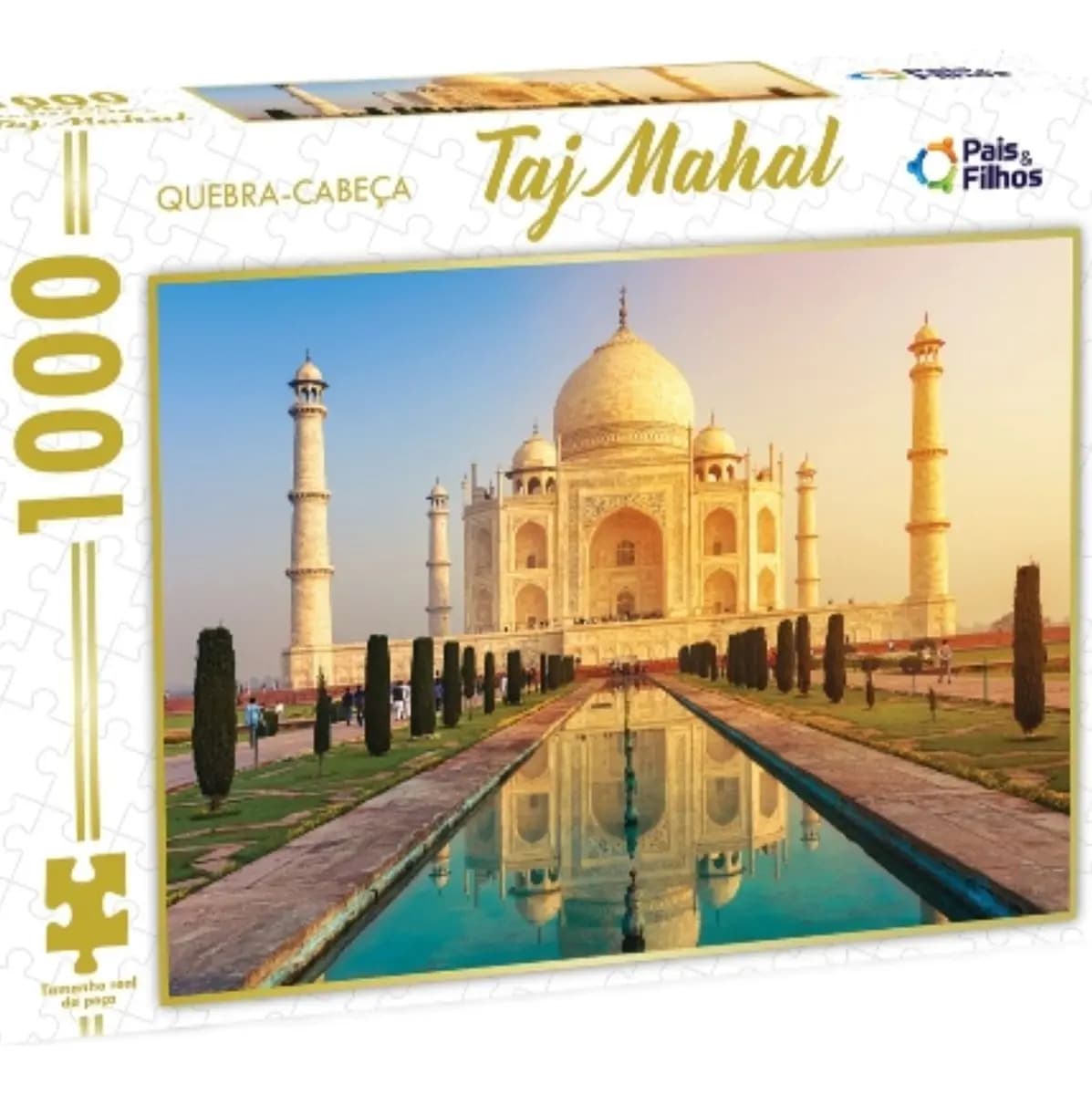 Quebra-cabeça 1000 Peças Taj Mahal