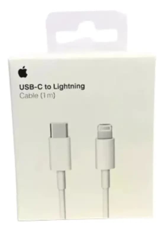 Cabo Carregador USB-C para iPhone Pan Shopp Rápido Branco