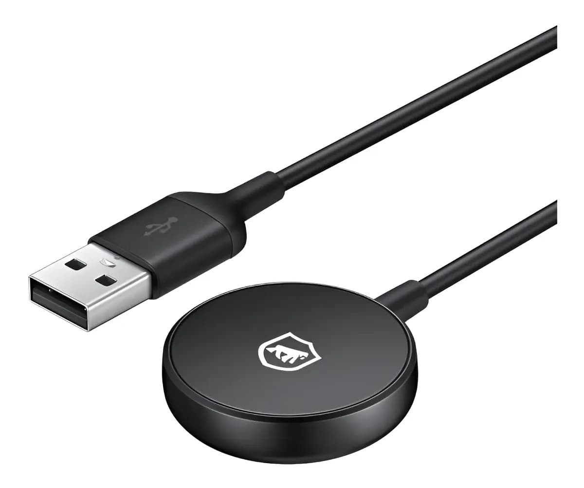 Carregador Wireless Gshield Para Samsung Galaxy Watch Preto USB-A