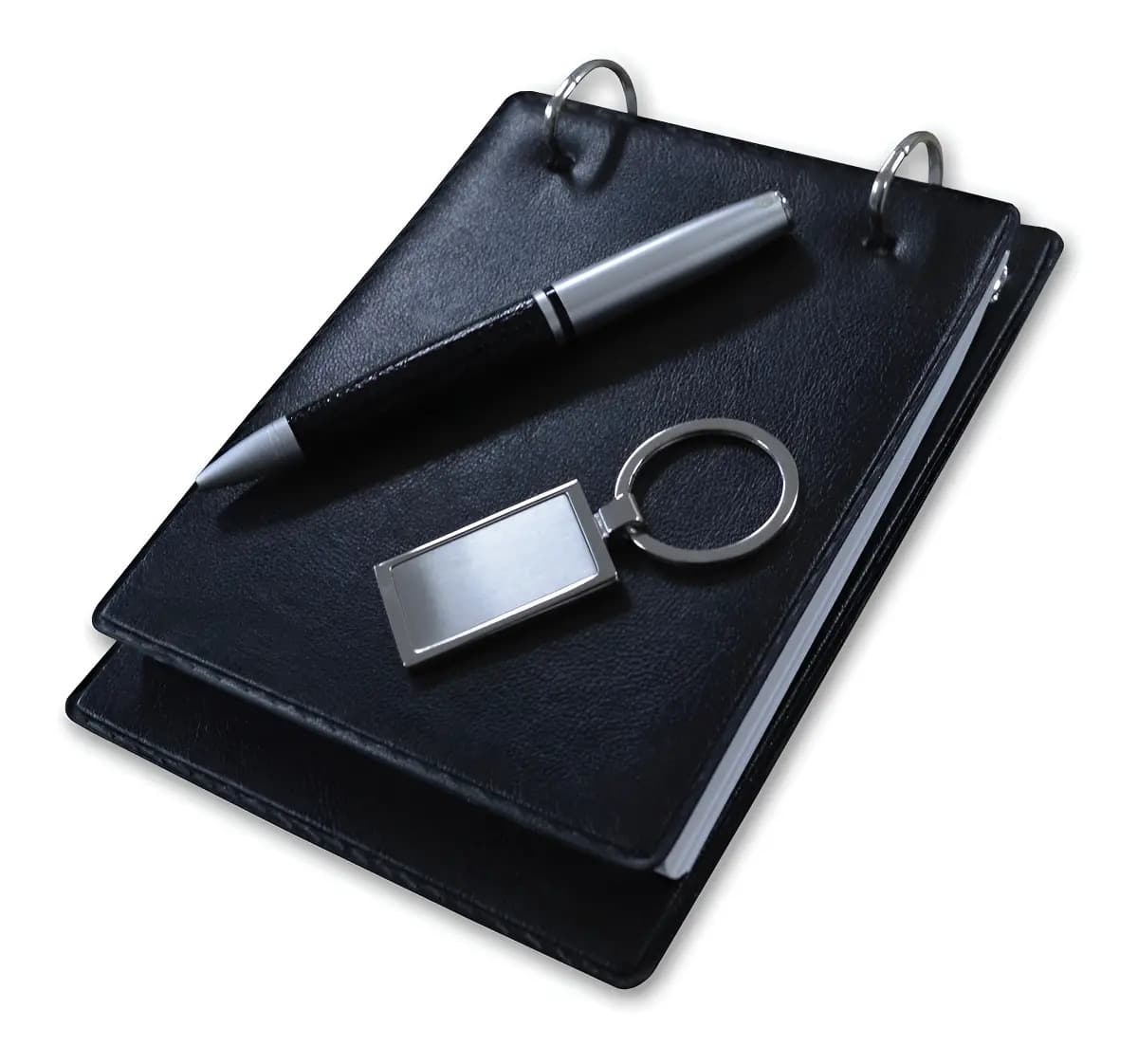 Kit Executivo Personalizado Eb Artes 3 Peças Anotações Caneta Chaveiro