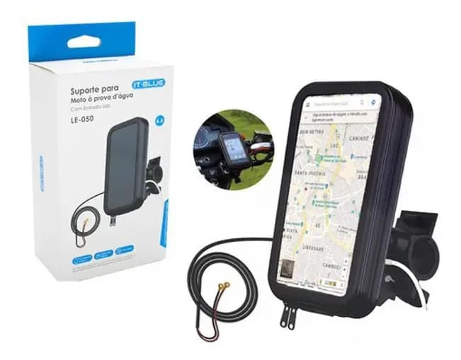 Capa Case Suporte Celular Moto Bike 6,6 Prova D'água