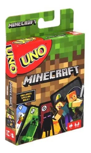 Jogo Cartas Mattel Uno Minecraft