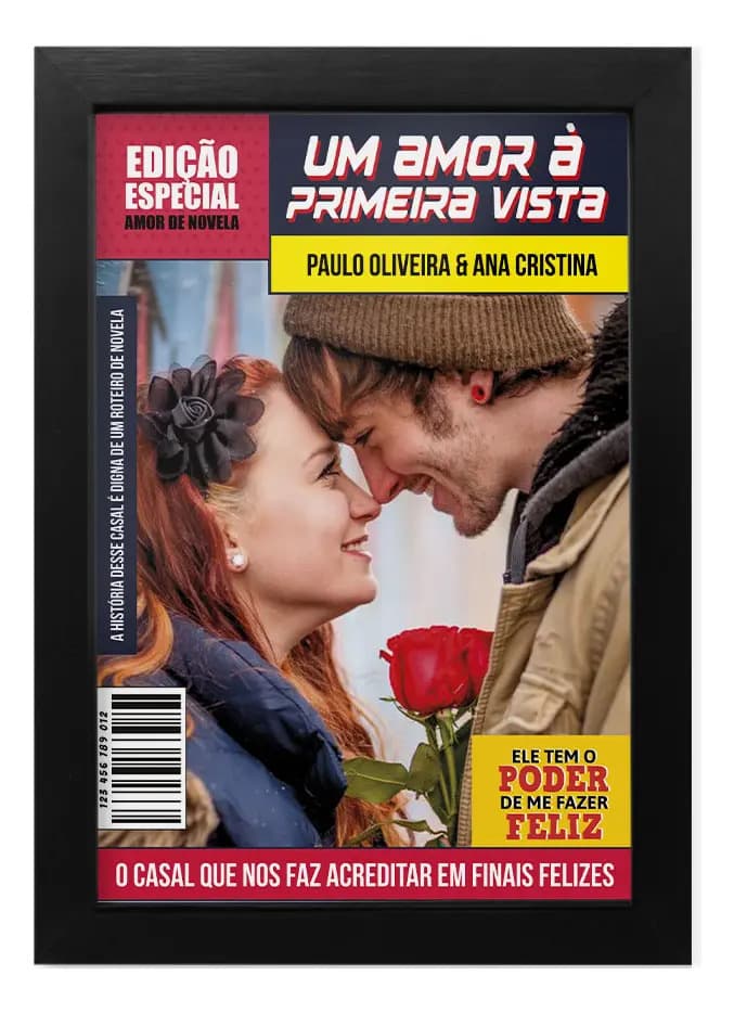 Quadro Personalizado Aniversário De Namoro Bodas Casamento Cor Preto