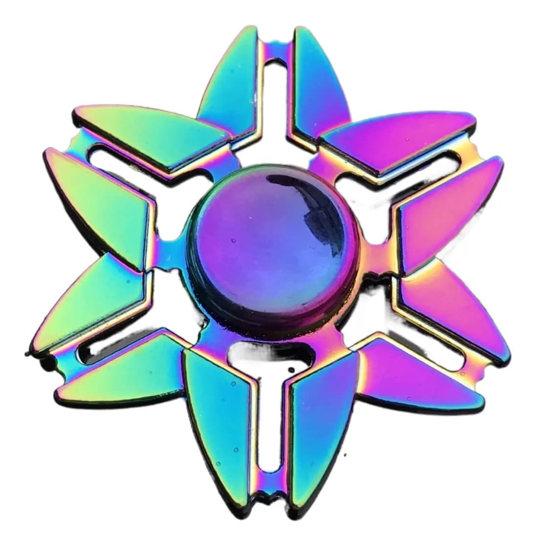 Hand Spinner Fidget Spinner Metal Rainbow Spinner Anti-ANS Color 12
