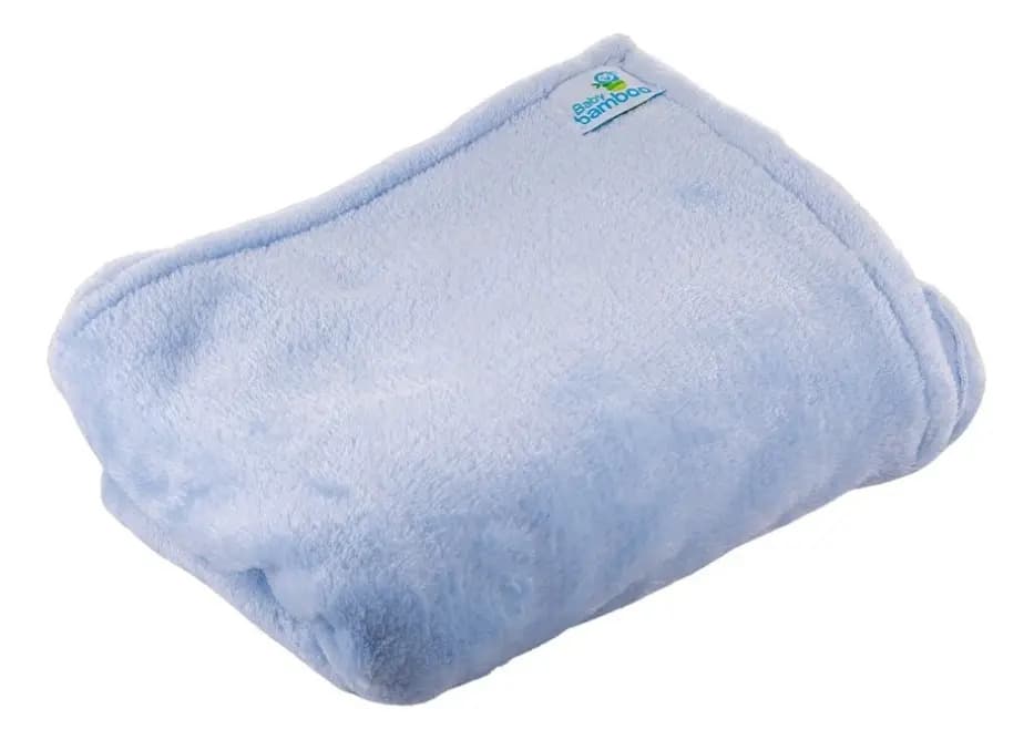 Babybamboo Cobertor macio azul celeste cobertor cobertor quente 1.1 m x 80 cm