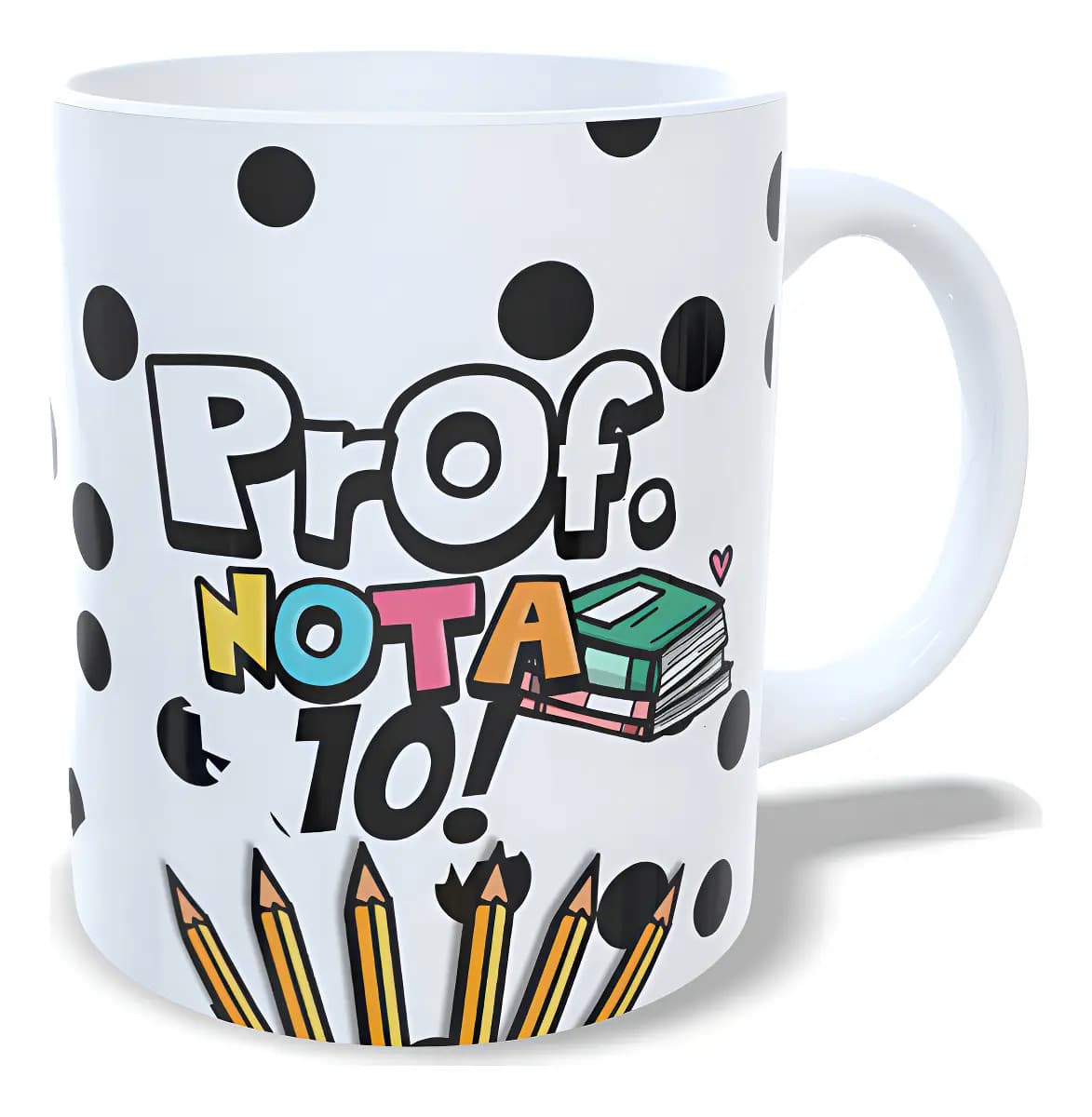 Caneca Professores Porcelana Canelika's 325ml Item Decoração Personalizada