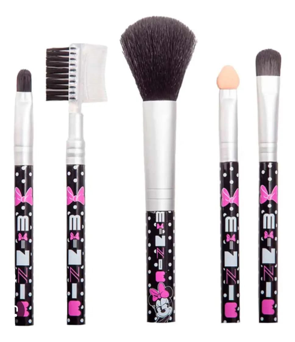 Conjunto De Pincéis Maquiagem Disney Avon Cor Preto