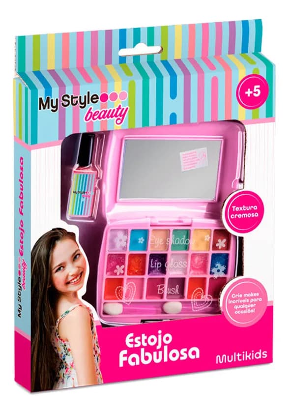 Estojo Maquiagem Infantil My Style Beauty Multikids Br1331
