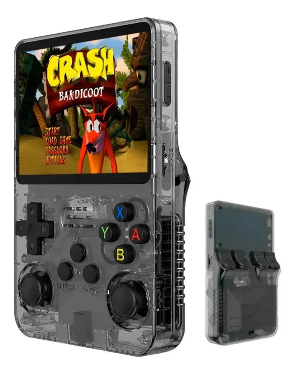 Console portátil R36 cor preta
