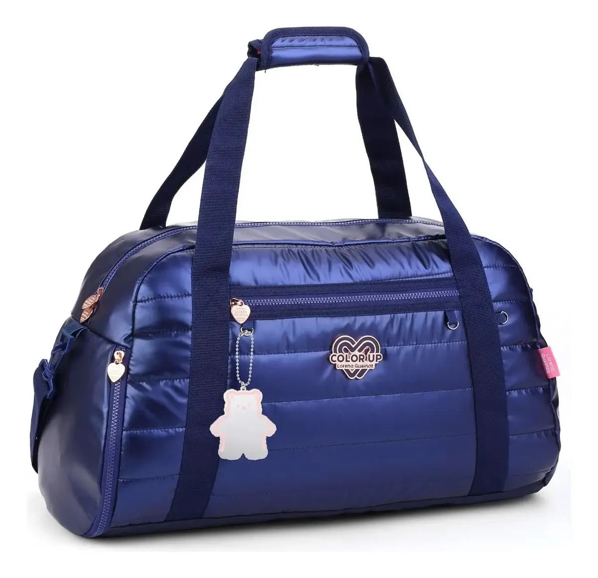 Bolsa Mochila Viagem Juvenil Feminina Lorena Azul-marinho