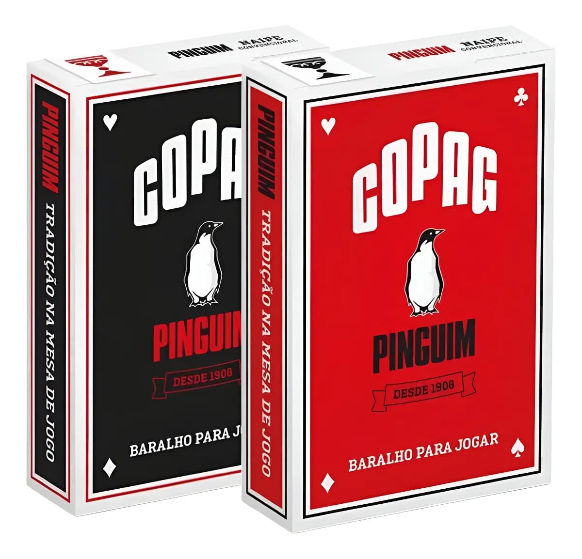 Juego De Cartas Naipe Convencional Copag Baralho Cartas Idioma Português - Preto Vermelho