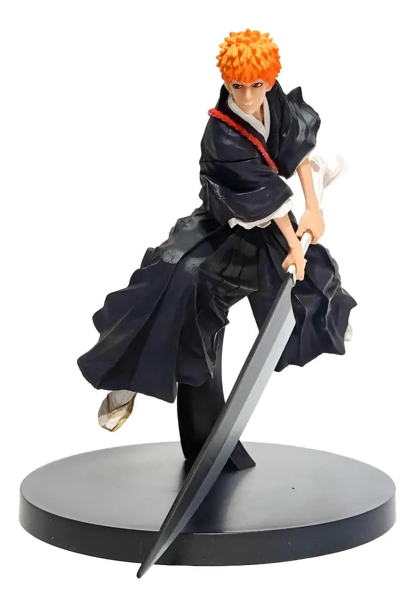 Boneco Ichigo Kurosaki Action Figure Bleach Colecionavel
