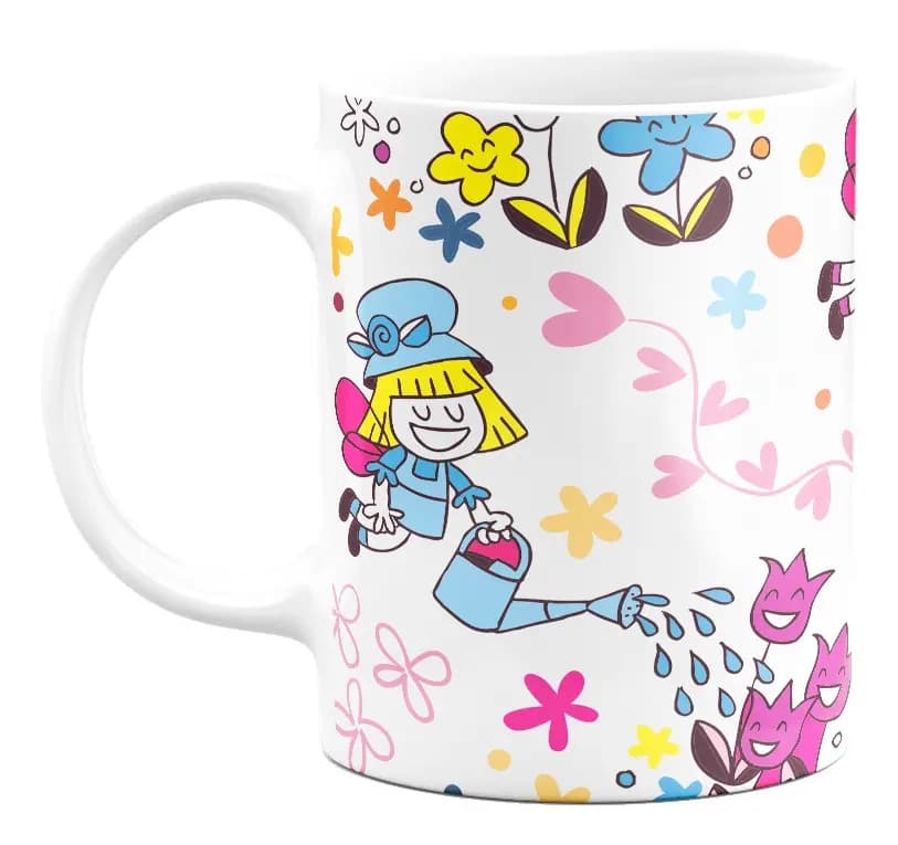 Caneca Divertida - Jardim Encantado