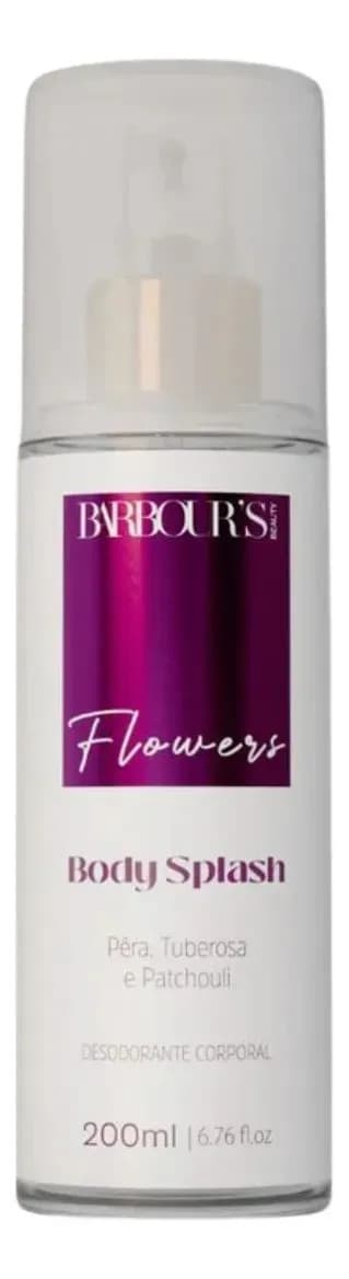 Body Splash Barbours Beauty Flowers Feminino Body splash Spray