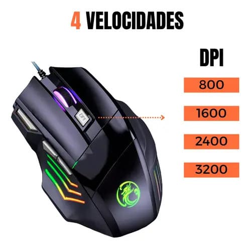 Mouse Gamer Preto