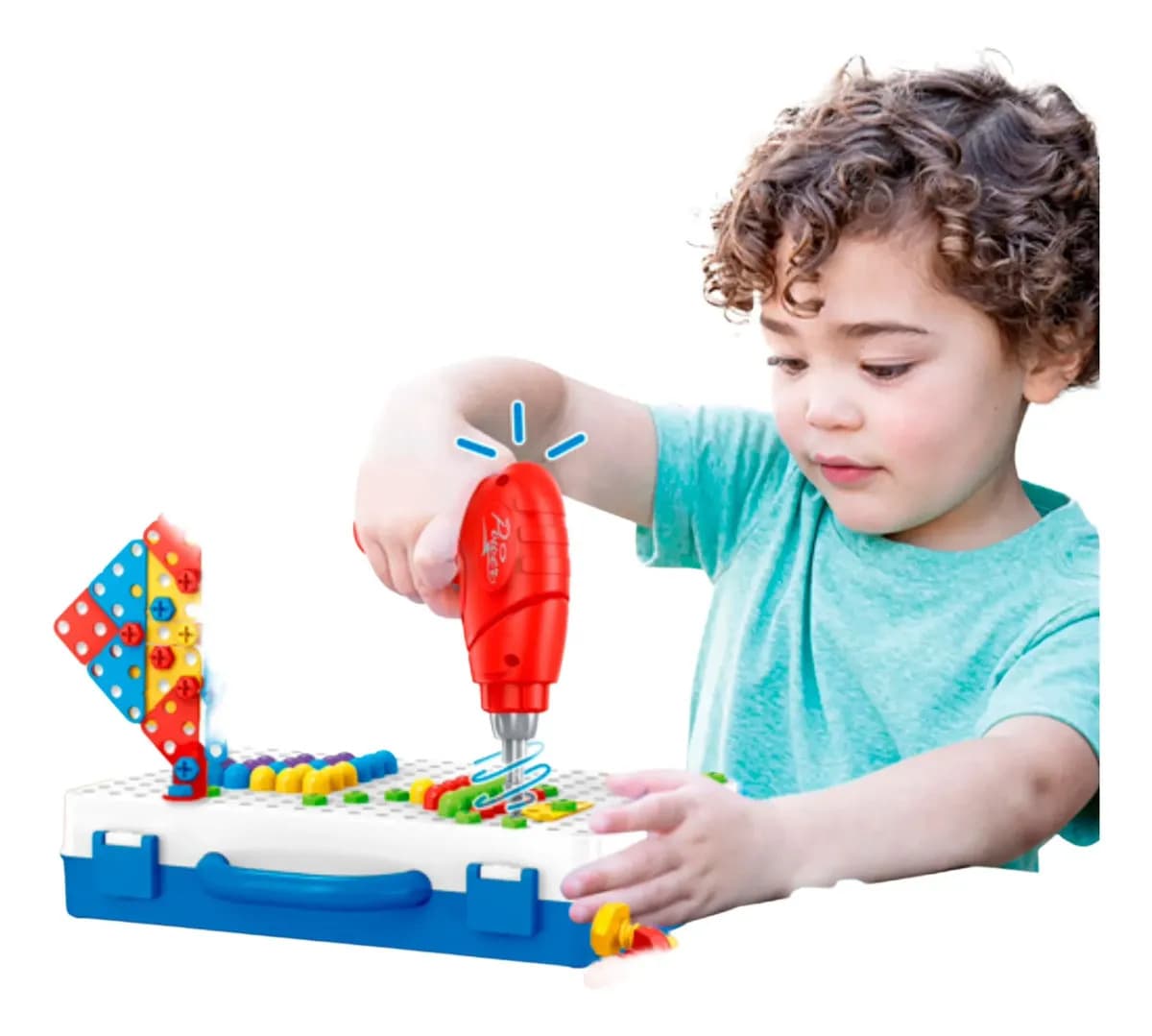 Jogo Blocos Montar Educativo Criativo Parafusadeira 237 Pcs 237 Criativo / Educativo